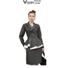 Áo Vest nữ cá tính kẻ thiết kế ViAnh