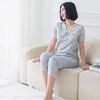 Bộ Pijama nữ cổ V phối nơ V6340