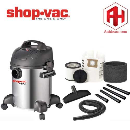 SHOPVAC Máy hút bụi 3 chức năng (khô/ướt/thổi) 20L 1800W thép không gỉ 92722209