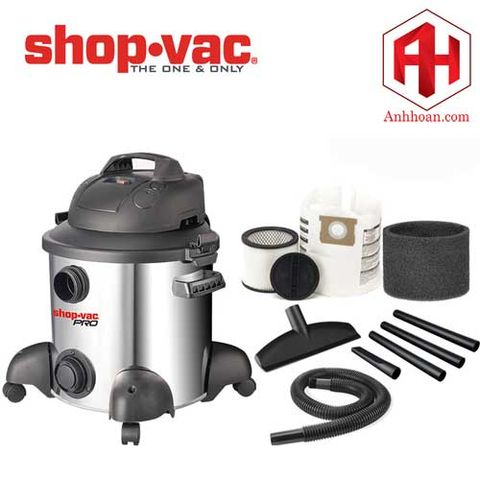 SHOPVAC Máy hút bụi 3 chức năng (khô/ướt/thổi) 30L 1800W thép không gỉ 92722205