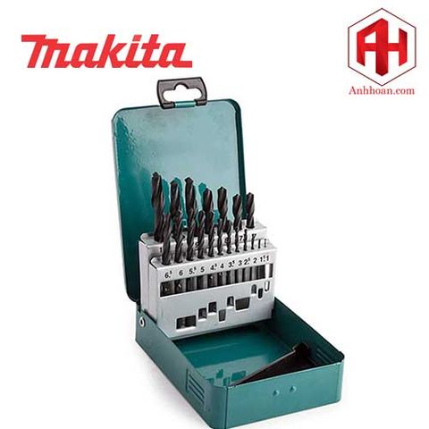 D-54097 Bộ 25 mũi khoan sắt Makita 1-13mm