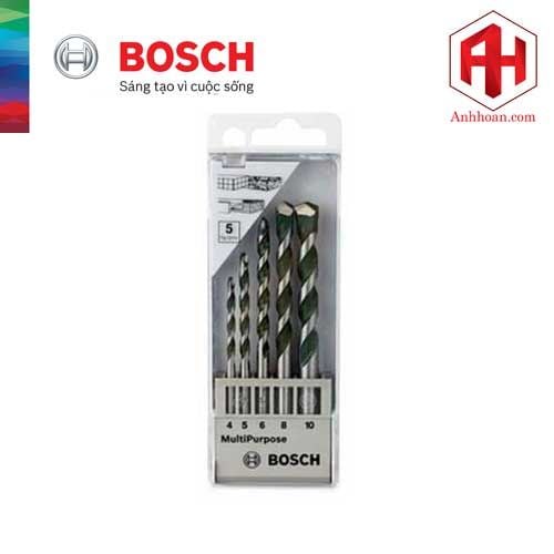 Bộ mũi khoan đa dụng 5 mũi 4,5,6,8,10 Bosch 2608680798