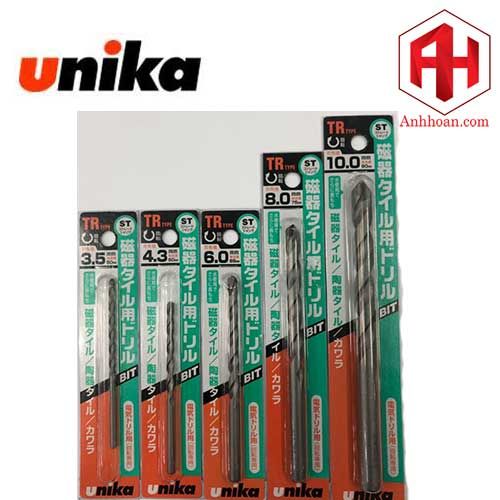 Bộ 5 mũi khoan gạch men Unika TR