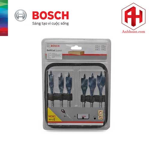 Bộ mũi khoan gỗ 6 cây 14 ﻿Bosch - 2608595424