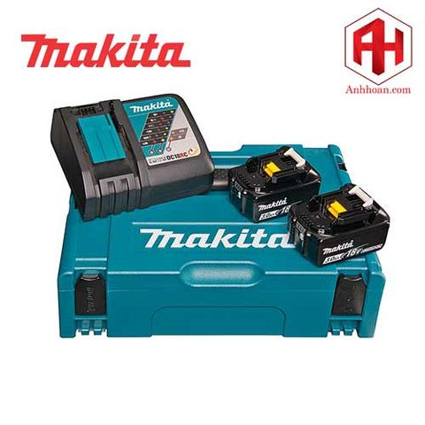 Bộ sạc và 2 pin 18V 3Ah Makita MKP1RF182 (197952-5)