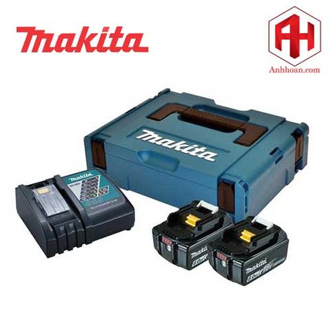 Bộ sạc và 2 pin 18V 6Ah Makita MKP1RG182 ( 198116-4)