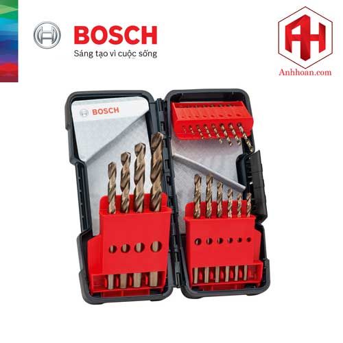 Bosch Bộ mũi khoan Inox HSS-CO (18 Mũi, Ø 1.5 - 10mm) 2607017047