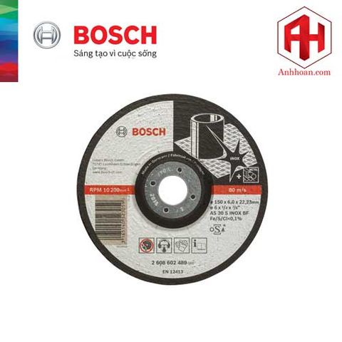 Bosch Đá mài 150x6x22.23mm (inox) - Expert for Inox 2608602489