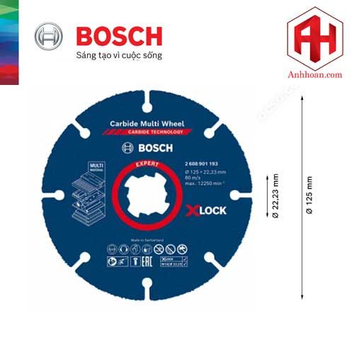 Bosch Đĩa cưa gỗ đa năng X-lock (125mm) 2608901193