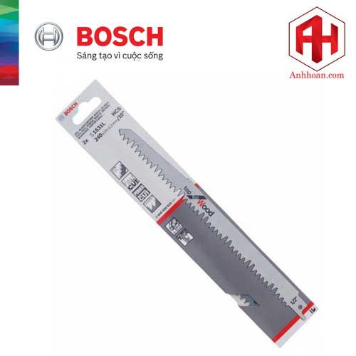 Bosch Lưỡi cưa kiếm S1531L - Gỗ tươi (bộ 5 lưỡi) 2608650676