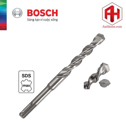 Bosch Mũi khoan bê tông SDS Max 2 size 12-40mm (1 mũi)