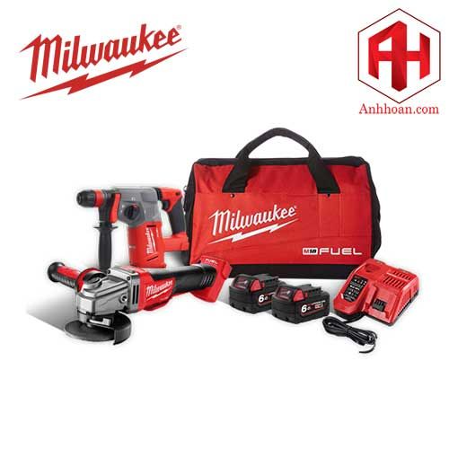 Milwaukee Combo Kit khoan và mài M18 FPP2AD-502B