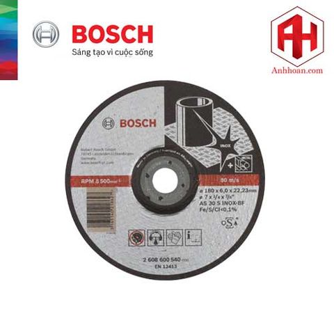 Bosch Đá cắt 180x2x22.2mm (Inox) - Expert for Inox 2608600095
