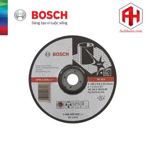 Bosch Đá mài 180x6x22.2mm (Inox) - Expert for Inox 2608600540