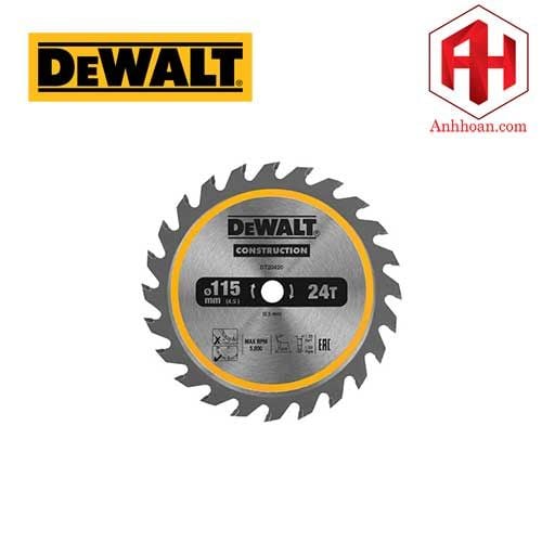 DeWALT Lưỡi cưa 115mm 24T DT20420-QZ cho máy DCS571