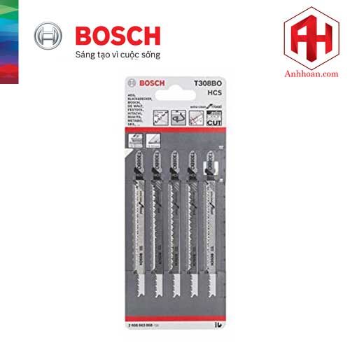 Lưỡi cưa lọng gỗ Bosch T308BO 2608900555