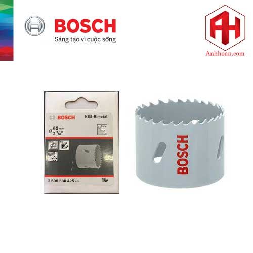 Lưỡi khoét lỗ Bosch HSS-Bimetal 60mm 2608580425