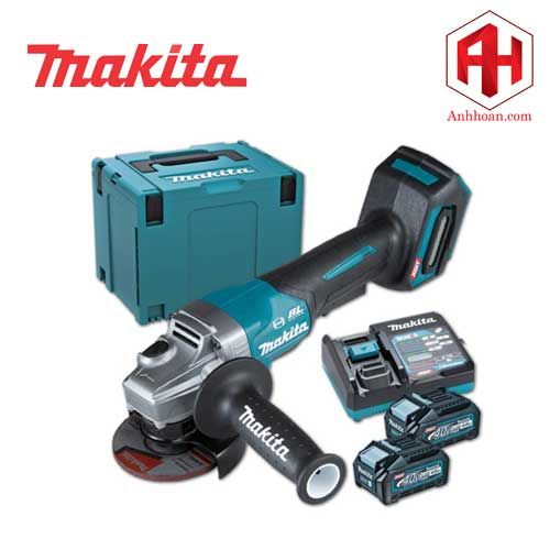 Máy mài góc pin Makita 40V Max 100mm GA011GM201