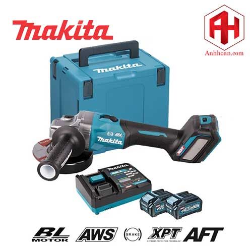 Máy mài góc pin Makita 40V Max 100mm GA021GM201 (điều tốc)