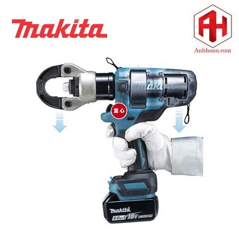 Máy ép/ bấm cos thủy lực dùng pin 18V MAKITA DTC300ZKX1