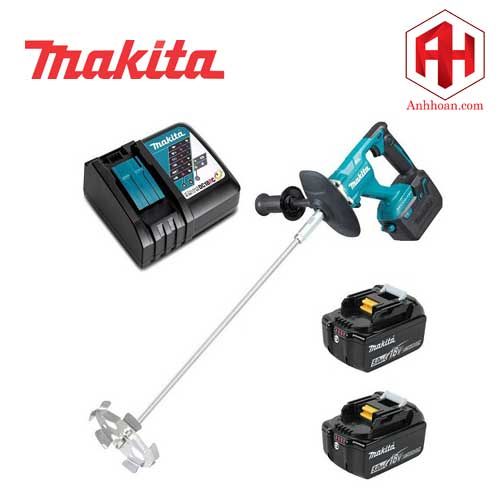 Máy trộn sơn dùng pin 18V Makita DUT130RTE