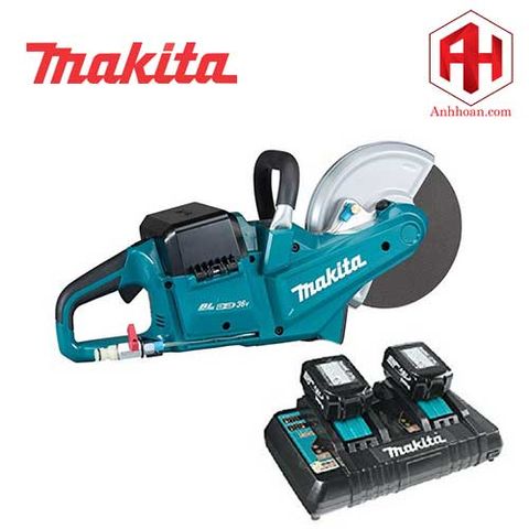 Máy cắt bê tông dùng pin Makita 18Vx2 DCE090T2X2