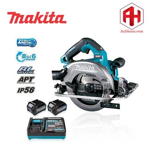 Máy cưa đĩa ray trượt pin Makita 40V Max HS004GM201 (190mm)