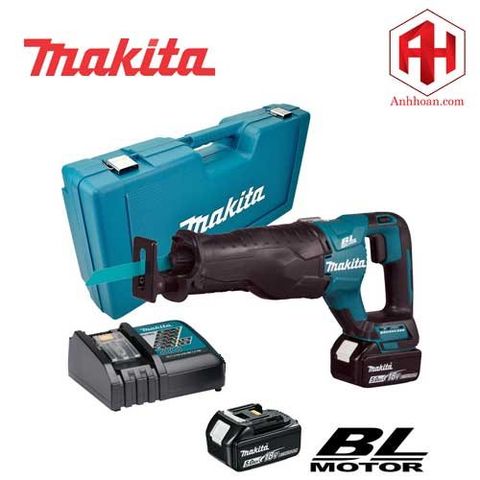 Máy cưa kiếm dùng pin 18V Makita DJR187RTE (18V:5Ah) không chổi than