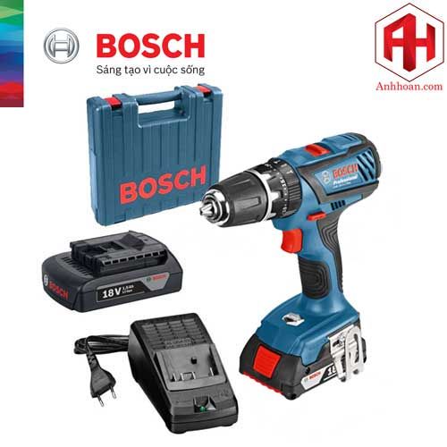 Máy khoan pin Bosch GSR 18-2-LI (18V, 2.0A)