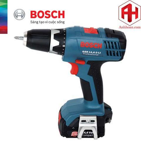 Máy khoan vặn vít dùng pin Bosch GSR 14.4-2-LI (1.5A) Anhhoan.com