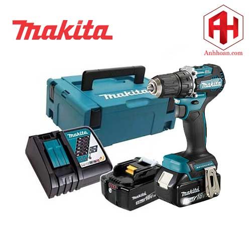 Máy khoan vặn vít dùng pin Makita 18V DDF487RFJ (18V:3Ah)