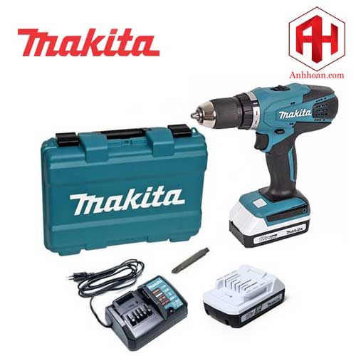 Máy khoan vặn vít dùng pin Makita DF488DWE (18V:1.5Ah)