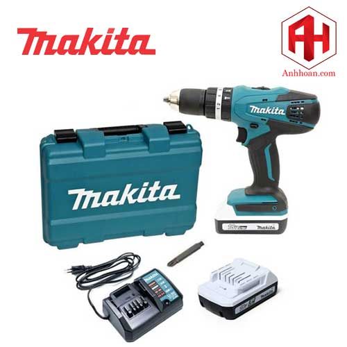 Máy khoan vặn vít dùng pin Makita HP488DWAE (18V:2Ah)