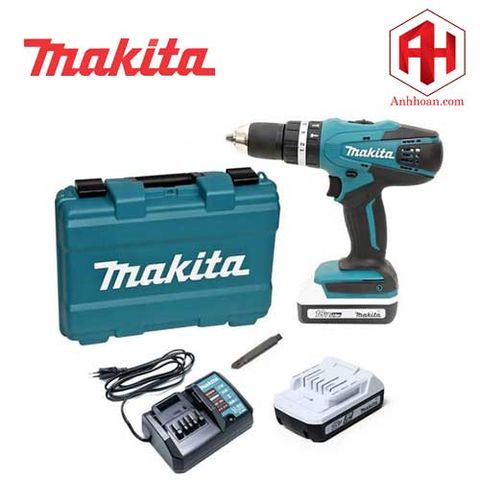 Máy khoan vặn vít dùng pin 18V Makita HP488DWE (18V:1.5Ah)