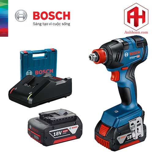 Máy vặn ốc vít pin Bosch GDX 18V-200 (SET 2x4Ah)