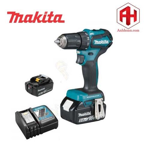 Máy khoan vặn vít dùng pin Makita 18V DDF483RFE (18V:3Ah)