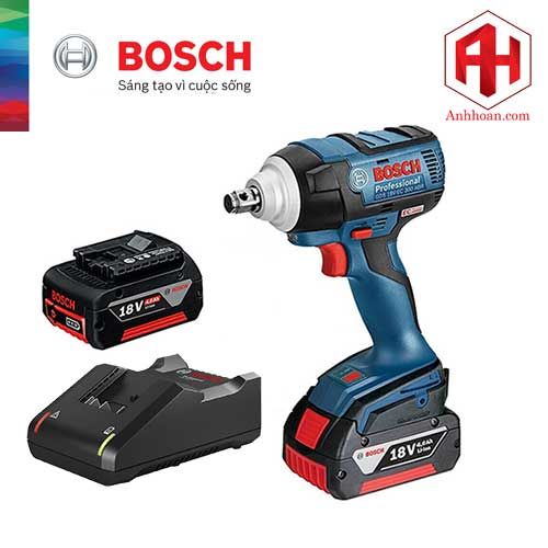 Máy vặn ốc bu lông dùng pin Bosch GDS 18V-EC 300 ABR (SET 4Ah) GDS 18V-400