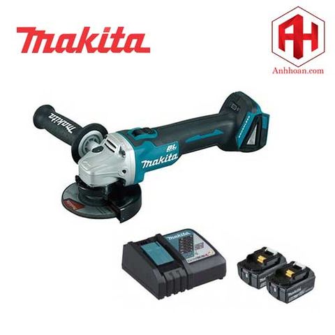 Máy mài góc dùng pin Makita DGA404RTJ2 (18V:5Ah) không chổi than