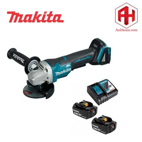 Máy mài góc dùng pin 18V Makita DGA408RTJ1 (18V:5Ah)