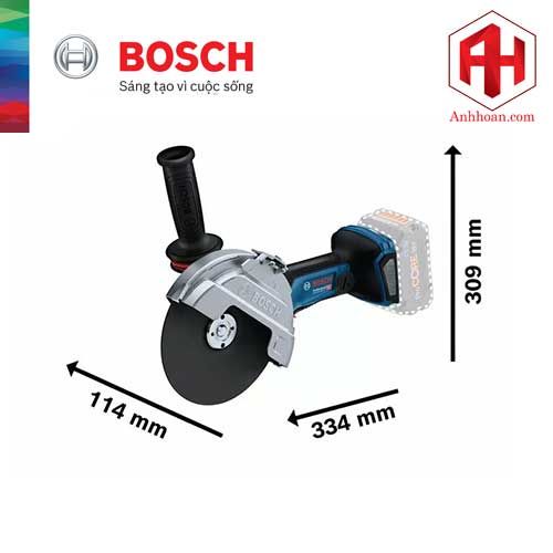 Thân Máy mài góc dùng pin Bosch GWS 18V-180 PC (Solo) 180mm