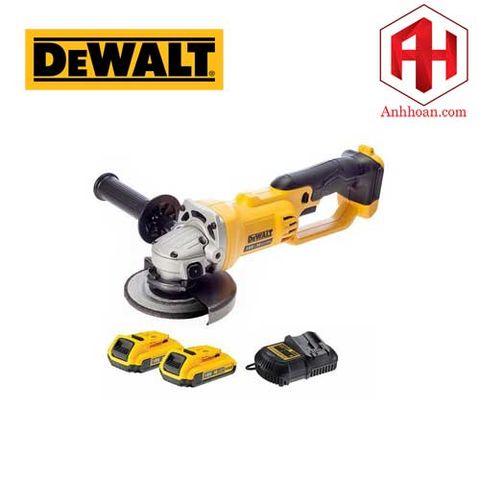 Máy mài dùng pin 18V DeWALT DCG412D2-B1 (SET 2Ah)