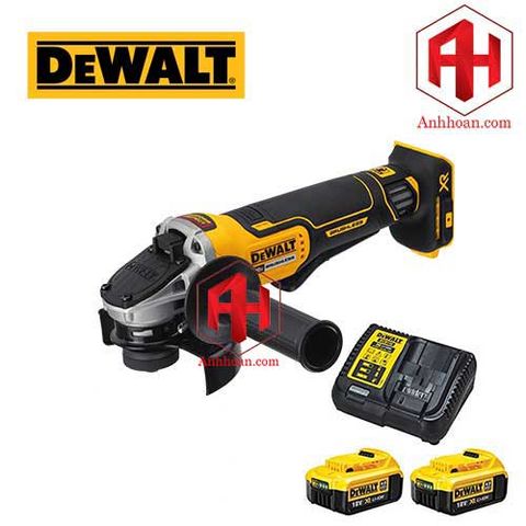 Máy mài dùng pin 18V DeWALT DCG413BM2 (125mm) SET 4Ah