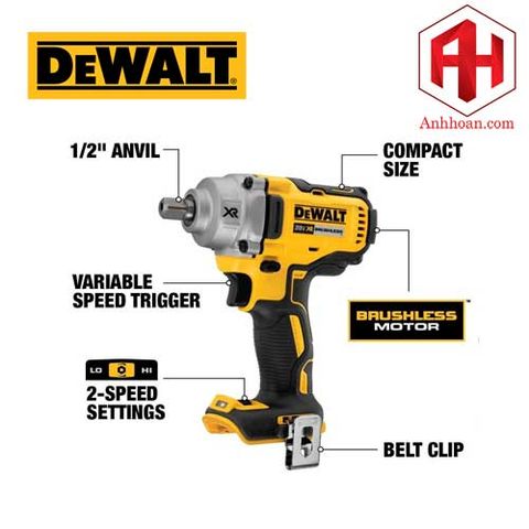 Thân Máy vặn bulong dùng pin DeWALT 18V DCF894N