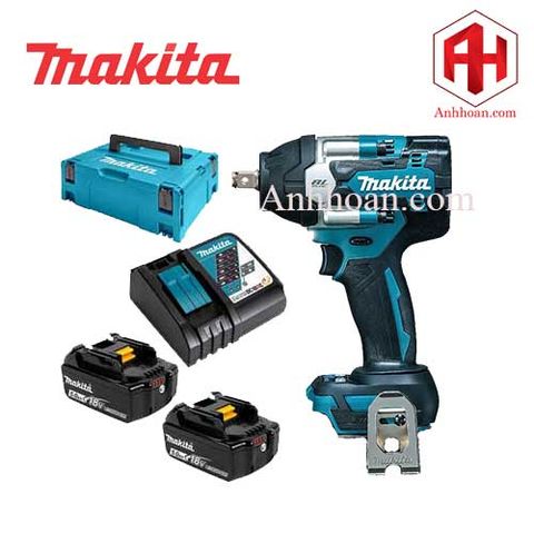 Máy siết bu lông dùng pin 18V Makita DTW700RTJ (SET 5Ah)