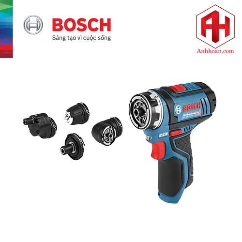 Máy khoan bắt vít pin 4 đầu Bosch GSR 12V-15 FC (SOLO) Bỏ mẫu