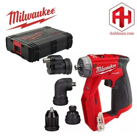 Milwaukee M12 FDDXKIT-0 Thân máy khoan vặn vít đa góc 4 đầu