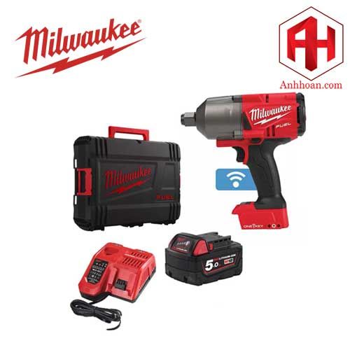 Milwaukee Máy siết bu lông pin 18V One key M18 ONEFHIWF34-501X (SET 1x5Ah)