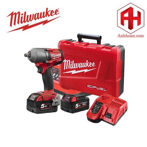 Milwaukee Máy siết bu lông pin 18V M18 FMTIW12-502X (SET 5Ah)