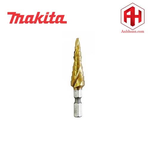 Mũi khoan bậc đa tầng xoắn phủ Ti-tan Makita 4-12mm