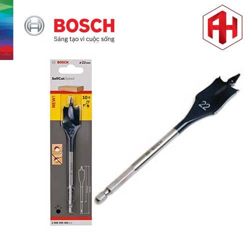 Mũi khoét gỗ đuôi cá Bosch SELFCUT 22x152mm 2608900320